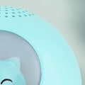 Miniatyrbild 3 av 5: Nattlampa Bluetooth-högtalare Bärbar Hög Ljud Söt Smart Bluetooth-högtalare för Sovrum Blå 3.0 HD