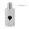 Miniatyrbillede 7 af 8: 1/8\" BSPT olietryksgiver T-stykke til NPT-adapter Turbo tilførselsledningsmåler