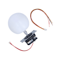 Miniatyrbilde 3 av 8: Arcade Joystick Fargerikt Lys 5P Grensesnitt Joystick Skaft med 5P Kabel for Spill Underholdningsmaskin Cool Running