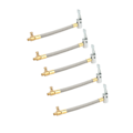 Miniatyrbilde 8 av 8: 5 stk 10 cm Dekkpumpslange Rask oppblåsing Luftpumpe Forlengelsesrør Adapter for motorsykkel sykkel