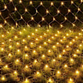Miniatyrbild 5 av 8: Net Mesh String LED Lights 4,9x4,9ft Vattentät Utomhus Jul Net Lights för jul Utomhusbröllop