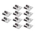 Miniatyrbillede 3 af 8: 10 stk. Rynkefod 5 7 9 Rille Holdbar Blank Overflade Uden Grater Symaskinefod i Rustfrit Stål til Hjemmet 9 Rille