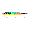 Pikkukuva 2 / 8: Y176 23cm/46g Vedenalainen Kirkasväriinen Moninivelinen Elävä Teko-Uistin Kalastusväline Swimbait Accessory3#