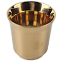 Miniatyrbillede 1 af 8: 80ml 304 rustfrit stål kaffekop dobbelt vægge isoleret varmebestandig kaffekop til udendørs camping PicnicGold 80ml