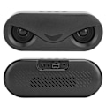 Pikkukuva 6 / 8: Kannettava langaton Bluetooth-kaksoiskautin LED-valolla, basso-stereo kaiutin U-levylle, musta