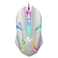 Miniatyrbilde 4 av 8: USB-spilltastatur og USB-mus Combo LED-bakgrunnsbelyst tastatur Rask Holdbar Fargerik glødende spillmus Datatilbehør