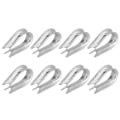 Miniatyrbilde 8 av 8: 50 stk Wire Fingerborgs i rustfritt stål Kabelriggverktøy for skipsbygging (M3 (3 mm))