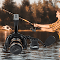 Miniatyrbillede 4 af 8: Høj kvalitet metal svingarmsspole Fiske Line Hjul Havfiskeri Værktøj Spin Reel Tilbehør RT1000
