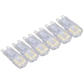 Miniatyrbilde 7 av 8: G9 Glødepære Dimbar Øyevennlig Strømsparende 14 LED 3W Glødepære for Lysekrone Bordlampe 6 stk Hvit Lys 220V