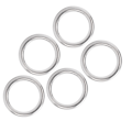 Miniatyrbillede 7 af 8: 5 stk svejset O-ring rustfrit stål marinekvalitet rund ring til sejlads dykning bagage 4x20 mm