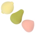 Pikkukuva 6 / 8: 3 kpl Meikkisienen Setti, Foundation Blending, Moniväriset Blender Sienen, Kuivaan ja Märkään Käyttöön