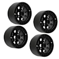 Pikkukuva 5 / 8: 4 kpl RC-vanteet 1,9 tuumaa alumiiniseos vankka RC-auton navat Axial SCX10 II III Musta