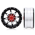 Miniatyrbilde 3 av 8: 4 stk 1,9 tommers aluminiumsfelgnav for Trx4 Scx10 D90 1/10 RC-bilmodell