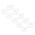 Miniatyrbillede 6 af 8: 10 stk LED-flaskeunderlag LED Light Up Underlag klistermærke Lys Vinflaskelamper til drikkevarer Bar Party Bryllup Hvid 6cm