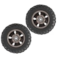 Miniatyrbild 4 av 8: 2 st 55 mm Bakdäck i Aluminiumlegering Reservdelar Passar för WPL D12 1/10 RC Truck (D12‑010T)