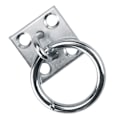 Miniatyrbillede 3 af 8: Bindestang Plade Rustfri Belægning Metal Hestbindningsring til Hestestald og Staldbad