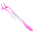Miniatyrbillede 7 af 8: Rustfrit stål falske øjenvipper Applikator Bærbar falske øjenvipper Pincet Clip Makeup ToolGradient Rose Red