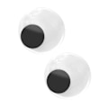Pikkukuva 7 / 8: 2 kpl Googly Eyes - Värähtelevät silmähartsit, itseliimautuvat käsityötarvikkeet, kodin sisustus jääkaappiin, 8 cm / 3,15 tuumaa, musta ja valkoinen