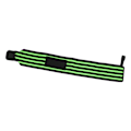 Miniatyrbillede 1 af 8: Fitness Vægtløftningsbøjle Justerbar Armbåndsstøtte Elastiske Håndledsbind Bandage Sort Grøn