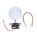 Miniatyrbillede 4 af 8: Arcade Joystick Farverigt Lys 5P Interface Joystick Aksel med 5P Kabel til Spilleautomat Cool Running