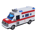 Miniatyrbild 7 av 8: Fjärrkontroll Ambulans Barnleksaker Fyrvägs med lampor Fjärrkontroll Ambulans Pojke Simuleringsmodell Leksaksbil
