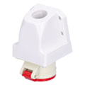 Miniatyrbilde 6 av 8: 2 stk 4-polet industriuttak 3-fase fast flytstrømkobling 380V415V 16A 3P+E IP44