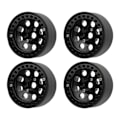 Pikkukuva 3 / 8: 4 kpl RC-vanteet 1,9 tuumaa alumiiniseos vankka RC-auton navat Axial SCX10 II III Musta