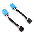 Miniatyrbilde 5 av 8: 2 stk 9007 Hann til H4 9003 Hunn Ledningsnett Adapter Tilkobling Erstatning for Hummer H2 Frontlys 12V‑24V