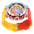 Miniatyrbillede 4 af 8: Kvartsur Gradient Vandafvisende Let Langvarig Tid Præcis Mode Sport Armbåndsur Rød Top Gul Bund