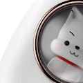 Pikkukuva 8 / 8: Seinään kiinnitettävä saippuasäiliö Space Capsule -designilla Latautuva tilaa säästävä seinä Automaattinen vaahtoava saippuasäiliö Valkoinen