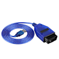 Miniatyrbild 6 av 8: Bil OBD2 USB Kabel Scanner Scan Tool för KKL 409.1 Blue