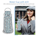 Miniatyrbilde 2 av 5: Diamanter Bling Rustfritt Stål Rhinestone Vannflaske 350ml - Flerfarget