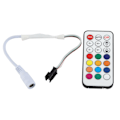 Miniatyrbillede 1 af 8: 21 knapper RF Mini trådløs fjernbetjening dimmer WC2811 2812B Fuldfarve Justerbar lysstyrke Effekt RF LED Dimmer