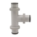 Miniatyrbillede 4 af 8: Delbar poolslange ventil 2 i 1 T-form slange ventil erstatning til filtercirkulationssystem Poolpumpe vedligeholdelse