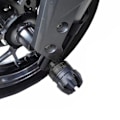 Miniatyrbild 6 av 8: 1 Par Motorcykel Framgaffelkopp Aluminiumlegering Fallskydd Hjul Krockskydd Kopp för Modifiering Gul