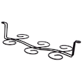 Miniatyrbilde 3 av 8: Jernhengende 6 flasker Vinkoppstativ Glasholder Display Hylle Organizer