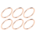 Miniatyrbilde 6 av 8: 20 stk Metallringer 4x32mm Jern Solid Holdbar Multifunksjonell Utsøkt Metall O-ringer Gull