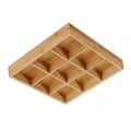 Miniatyrbilde 3 av 8: Delt trebrett Multifags Serveringsbrett for Hot Pot Restauranter Sushifat 9 rom