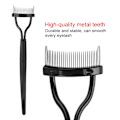 Pikkukuva 7 / 8: Kauneus Meikki Ripsien Erotin Taitettava Metalli Ripsiharja Kampa Mascara Curl Tool