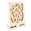 Miniatyrbillede 5 af 8: Børns Maze Brætspil Træ Flipper Puslespil Hånd-Øje Koordinationsspil Uddannelseslegetøj Maze Game