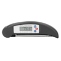 Miniatyrbild 1 av 8: Kötttemperaturmätning Snabb digital mattermometer med vikbar sond för matlagning Svart