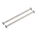 Pikkukuva 1 / 8: 2 kpl 101 mm metalliset koiranjalan vetoakselit FS 53633 / 51805 / 51806 1/10 mittakaavan RC-autolle (hopea)
