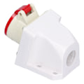 Miniatyrbilde 8 av 8: 2 stk 4-polet industriuttak 3-fase fast flytstrømkobling 380V415V 16A 3P+E IP44