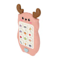 Miniatyrbilde 5 av 8: Babytelefonleke Interaktiv Elektronisk Musikk Lys Trekkbar Tidlig Pedagogisk Baby Smartphone Leke Rosa