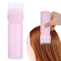 Miniatyrbillede 7 af 8: 160 ml hårfarveflaske børste shampoo hårfarve oliekam applikatorværktøj (rosa)