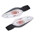 Miniatyrbillede 1 af 8: Et par blinklys indikatorlampe passer til Ducati Streetfighter 848 1099 Multistrada 1200 Transparent linse