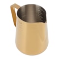Miniatyrbillede 3 af 8: Mælkeskummer Dual Scale 304 Rustfrit Stål Mælkeskummer Kop Kaffe Dampkande Til Latte Art 900ML Guld