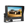 Miniatyrbillede 3 af 8: IPS Bakkamera Monitor HD Fuldvisning 2‑Videoudgange Solskærm Design til Lastbiler Høstmaskiner