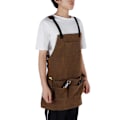 Miniatyrbilde 8 av 8: Hage MultiPocket Forkle Canvas Elektriker Vedlikehold Forkle Jernvare Montering Verktøy Oppbevaring