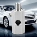 Miniatyrbillede 5 af 8: 1/8\" BSPT olietryksgiver T-stykke til NPT-adapter Turbo tilførselsledningsmåler